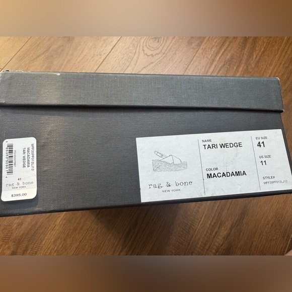 Rag & Bone Tari Wedges in Macadamia Size 11 - Picture 2 of 8